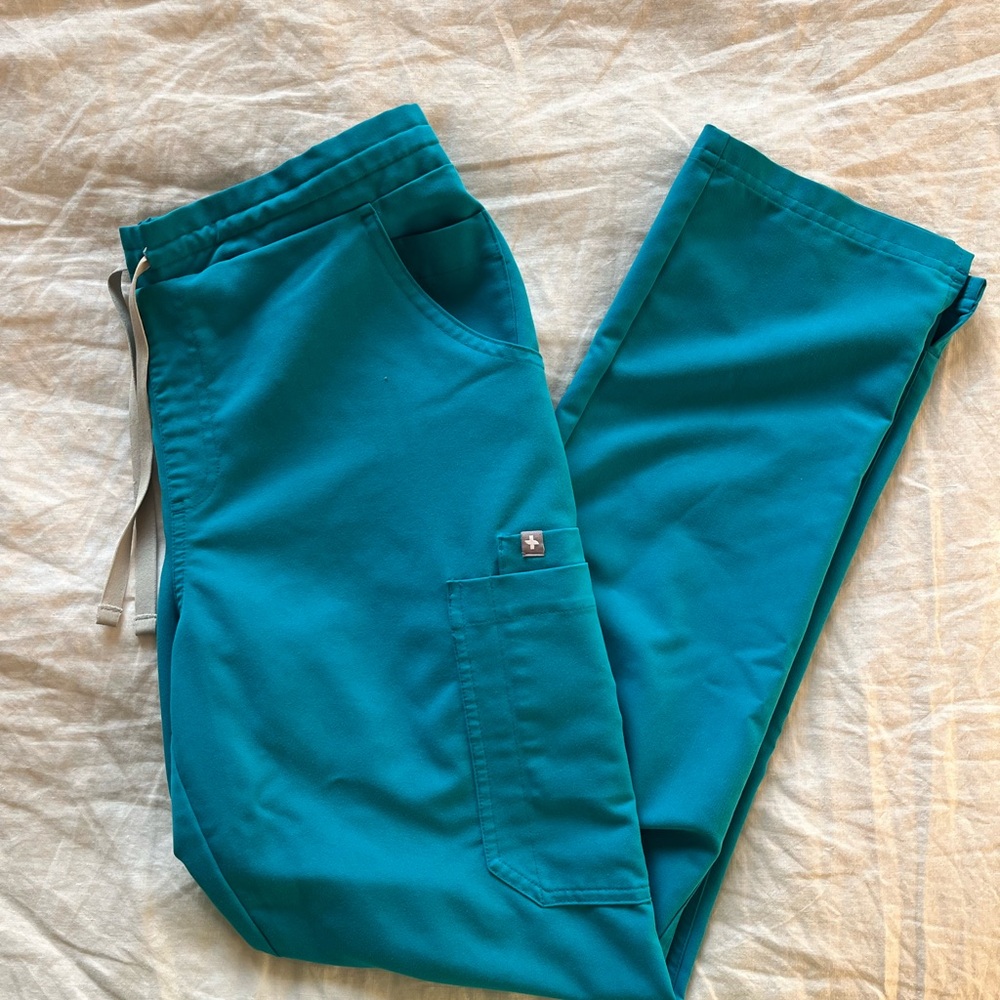 Figs Women’s Yola Skinny Scrub Pants M - Teal